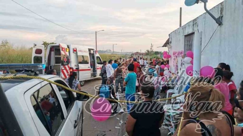 EBRIO EMBISTE A ASISTENTES A BABY SHOWER