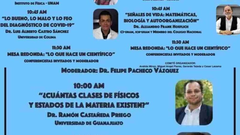QUINTA JORNADA DE CIENCIAS SERÁ VIRTUAL