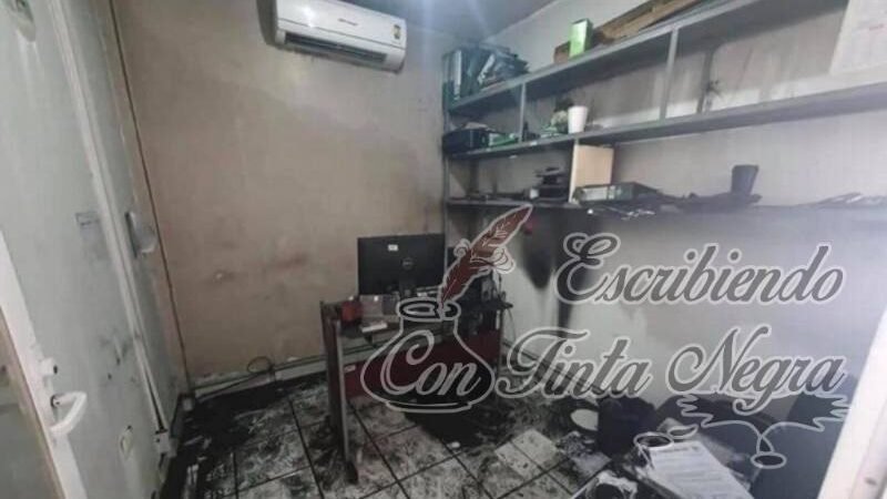 SE INCENDIA OFICINA DE TRANSPARENCIA DEL AYUNTAMIENTO DE LA ANTIGUA