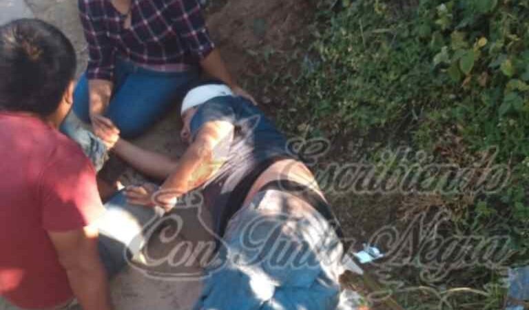 CHOCA CAMIONETA CONTRA MOTOCICLISTA