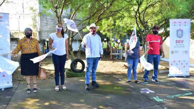 COMBATEN REZAGO DE INFRAESTRUCTURA EDUCATIVA