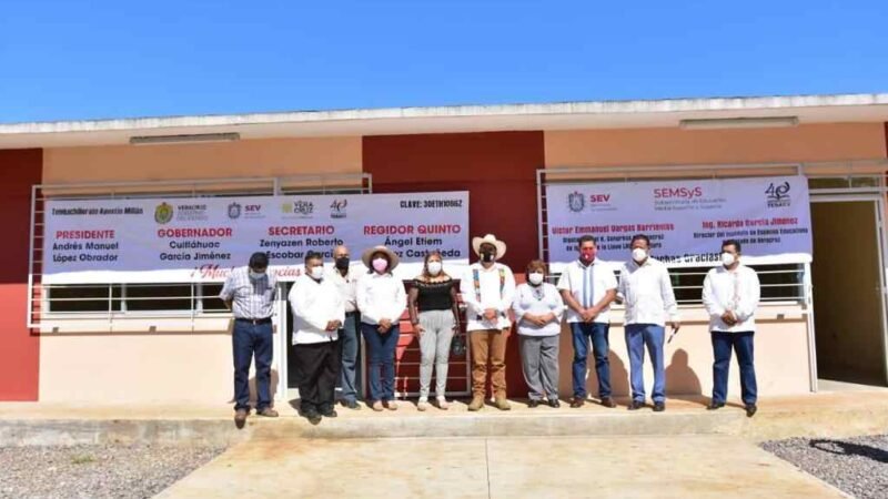ENTREGAN NUEVAS INSTALACIONES PARA TELEBACHILLERATO DE CÓRDOBA
