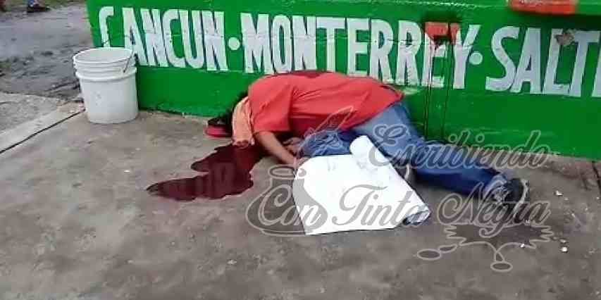 EJECUTAN A PRESUNTO NARCO MENUDISTA