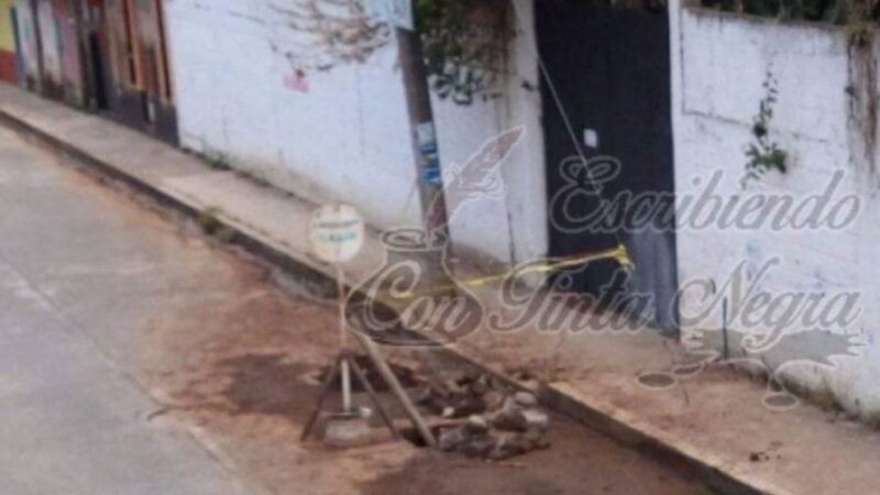 SE QUEJAN DE PÉSIMOS TRABAJOS DE COMISIÓN DE AGUA