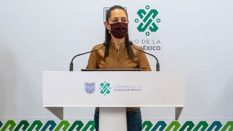 SHEINBAUM ANUNCIA QUE DIO POSITIVO A COVID-19