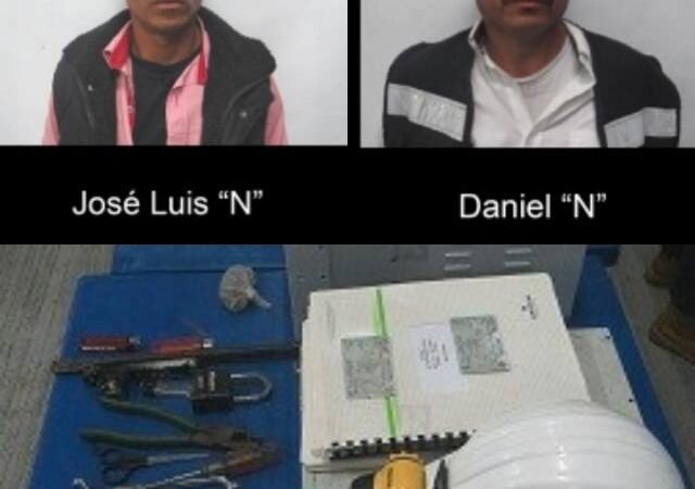 DETIENEN A DOS POR ROBO