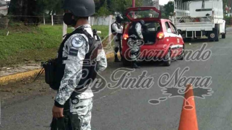 AUMENTA PRESENCIA DE FUERZAS FEDERALES EN HUATUSCO
