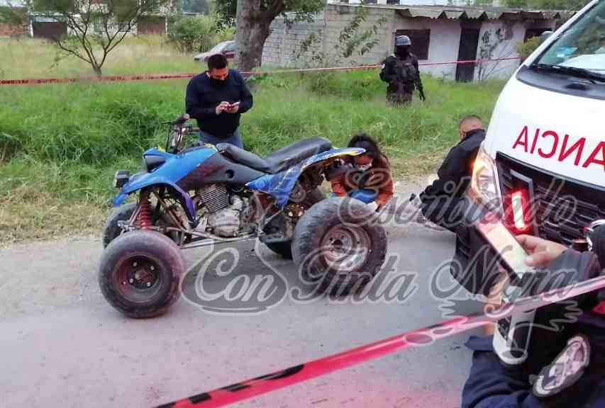 EJECUTAN A MOTOCICLISTA EN ACULTZINGO