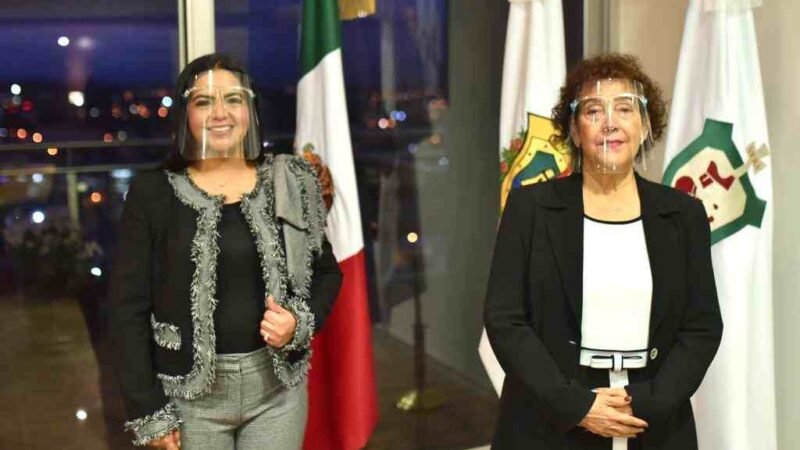 SE REUNE PRESIDENTA DEL CONGRESO CON TITULAR DEL TRIBUNAL SUPERIOR DE JUSTICIA