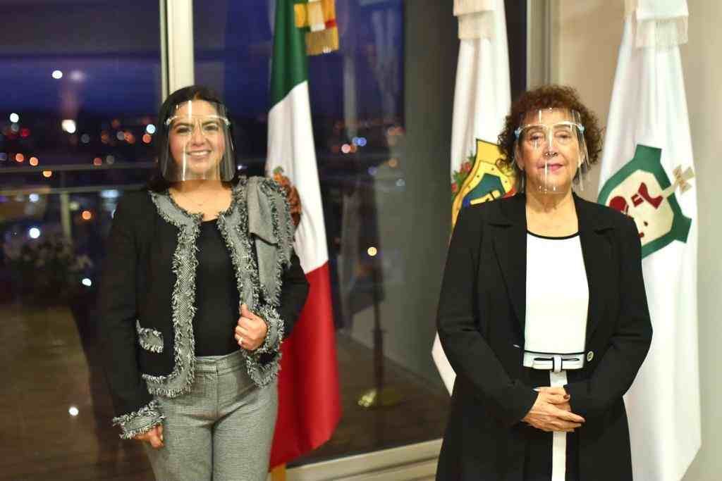SE REUNE PRESIDENTA DEL CONGRESO CON TITULAR DEL TRIBUNAL SUPERIOR DE JUSTICIA