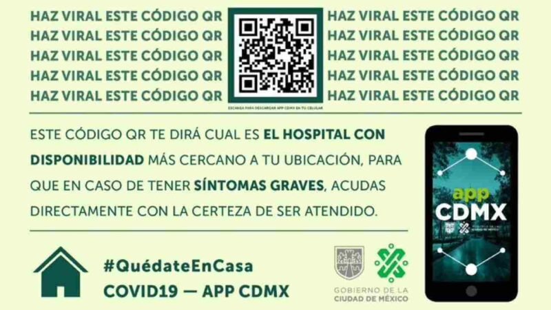 CDMX ALISTA SISTEMA PARA RASTREAR CASOS DE COVID EN ESPACIOS CERRADOS; USARÁ CÓDIGO QR