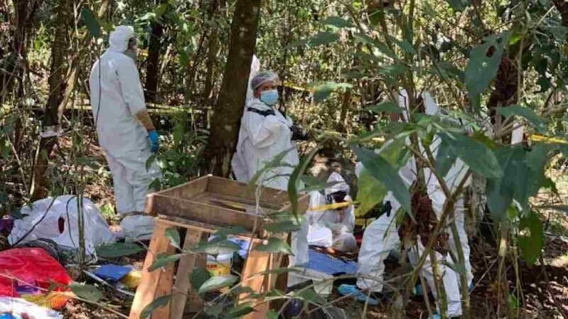 SIN IDENTIFICAR 18 CUERPOS HALLADOS EN FOSAS EN RÍO BLANCO