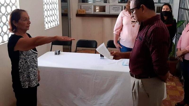 MARTHA MONTERO RINDE PROTESTA COMO ALCALDESA DE JAMAPA