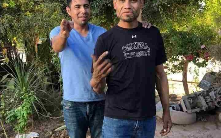 JOVEN DE COSCOMATEPEC SE REENCUENTRA CON SU FAMILIA