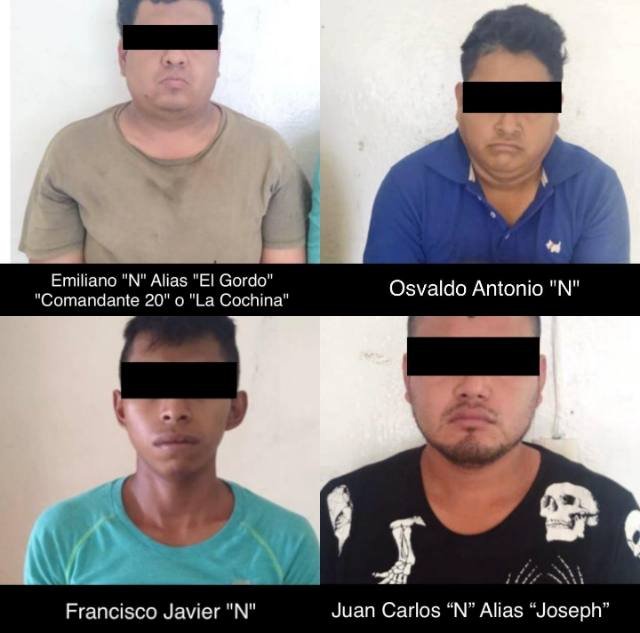 CAPTURAN A 4 DEL CJNG CON DROGA POR 2.5 MILLONES