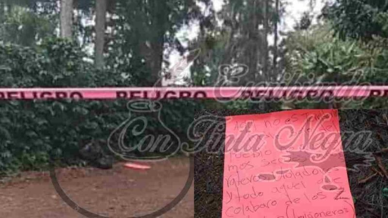 ENCUENTRAN DESCUARTIZADO Y “EMBOLSADO” EN COMAPA