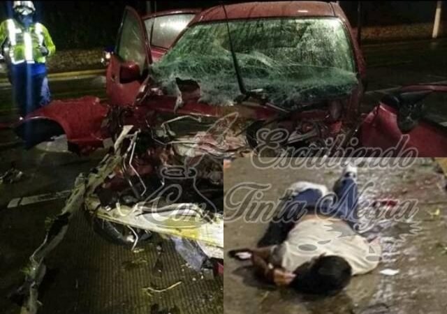 JOVEN DE COSCOMATEPEC SE MATA EN CHOQUE