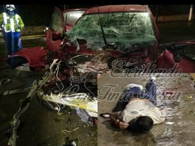 JOVEN DE COSCOMATEPEC SE MATA EN CHOQUE