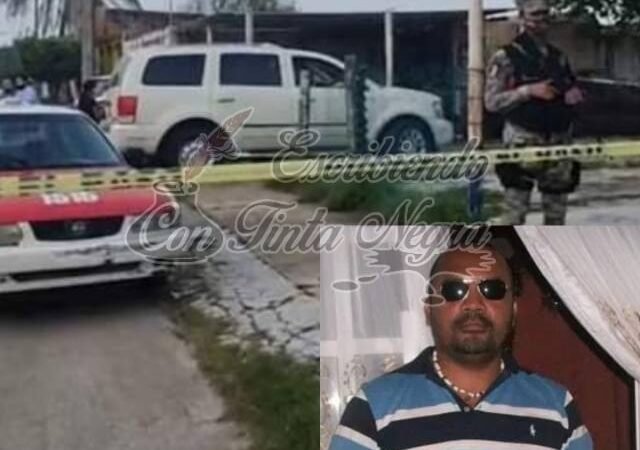 ASESINAN A MECÁNICO FRENTE A SU FAMILIA