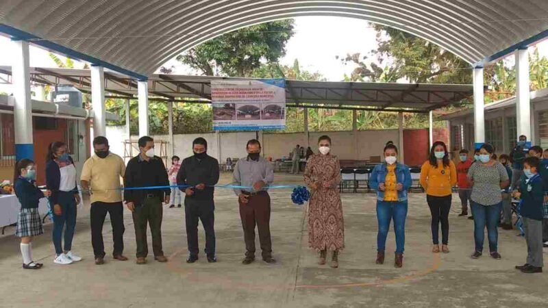 INAUGURAN TECHADO EN PRIMARIA ADOLFO LÓPEZ MATEOS