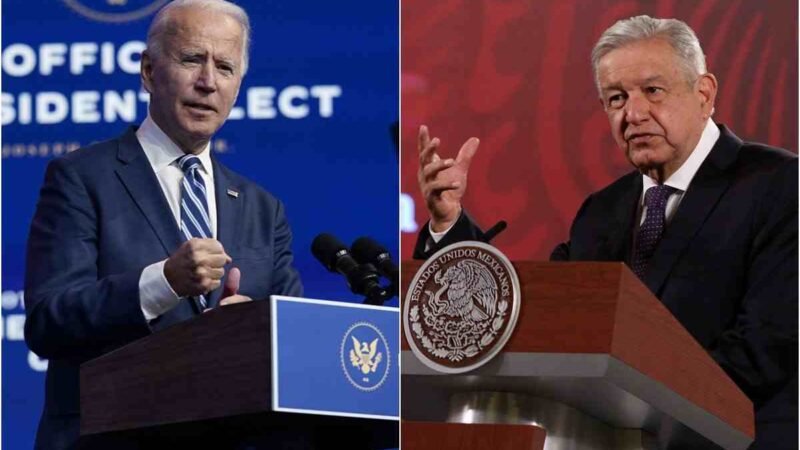 AMLO Y BIDEN SOSTIENEN PRIMERA CONVERSACIÓN TELEFÓNICA; REAFIRMAN TRABAJAR JUNTOS