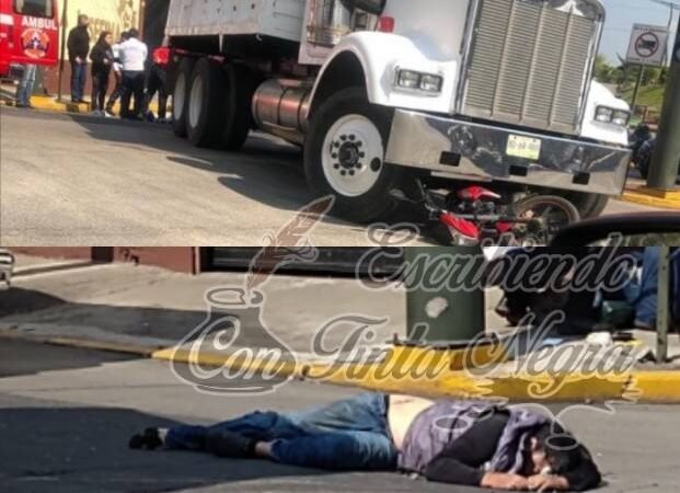 VOLTEO ARROLLA Y MATA A MOTOCICLISTA
