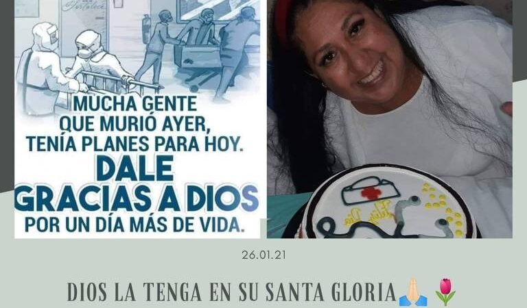 FALLECE ENFERMERA QUE FUE VACUNADA CONTRA EL COVID-19