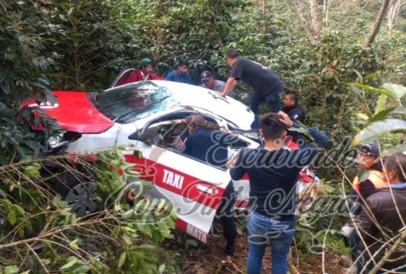 SE ACCIDENTA TAXISTA DE TOTUTLA