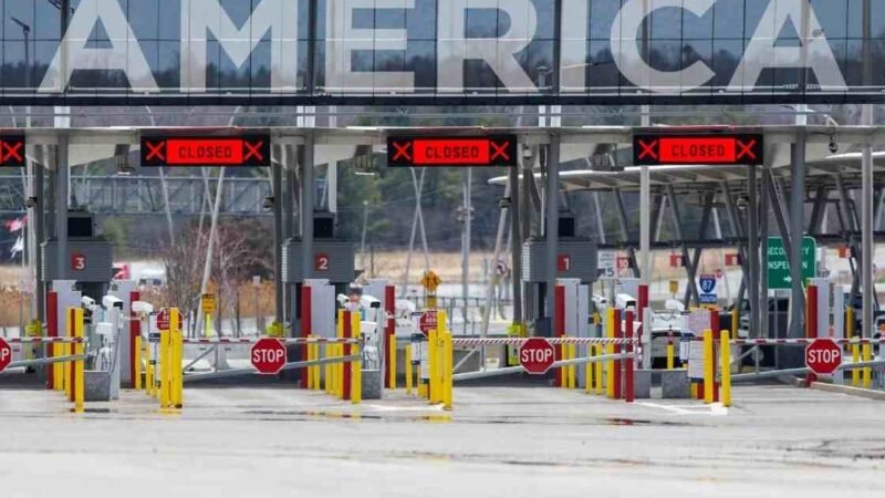 CANADÁ EXTIENDE EL CIERRE DE SU FRONTERA CON ESTADOS UNIDOS HASTA EL 21 DE FEBRERO