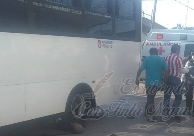 AUTOBUS ATROPELLA Y MATA A ANCIANO