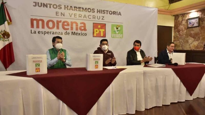 CONFIRMAN ALIANZA MORENA-PT-PARTIDO VERDE