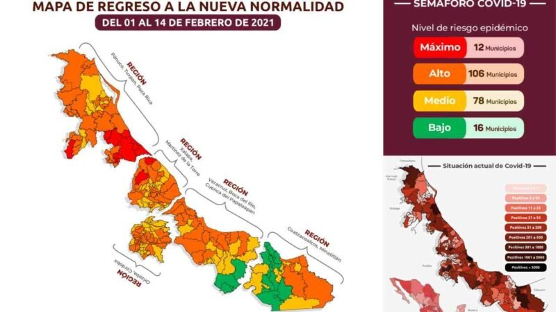DECLARAN A COSCOMATEPEC EN SEMÁFORO NARANJA