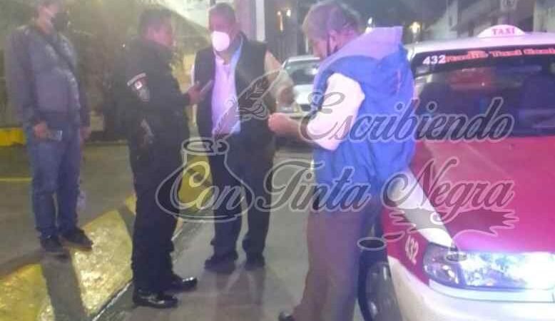 DESCARTAN ROBO DE TAXI DE HUATUSCO