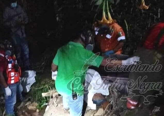 ENCUENTRAN A DESAPARECIDO EN EL FONDO DE UN BARRANCO