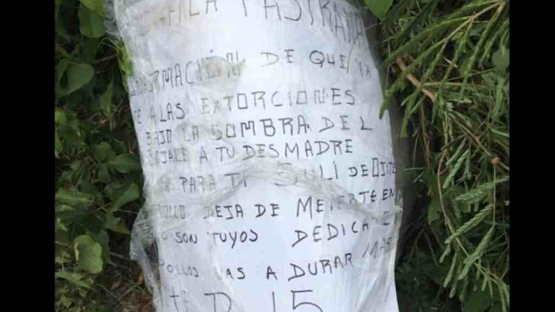 ENCUENTRAN EMBOLSADO EN ESPINAL