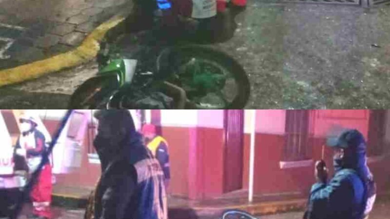 DOBLE ACCIDENTE DE MOTOS EN HUATUSCO