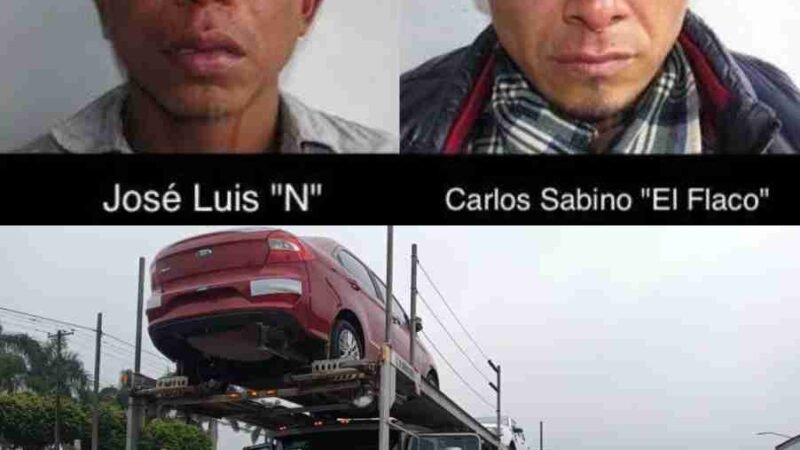 RECUPERAN TRAILER NODRIZA; DETIENEN A DOS