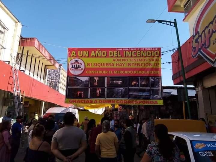 EXIGEN RECONSTRUCCIÓN DEL MERCADO REVOLUCIÓN