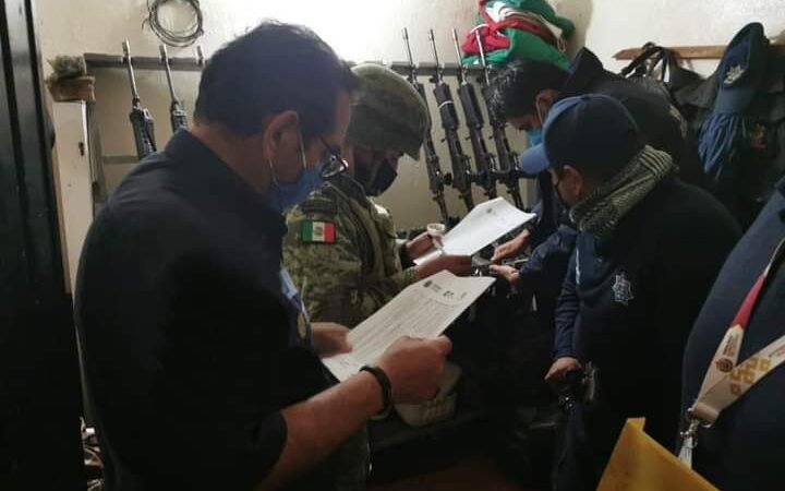 SSP TOMA CONTROL DE SEGURIDAD EN MISANTLA