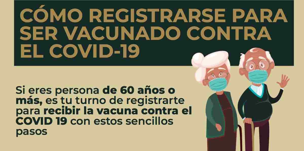 10 PASOS PARA EL REGISTRO DE ADULTOS MAYORES PARA LA VACUNA CONTRA COVID-19