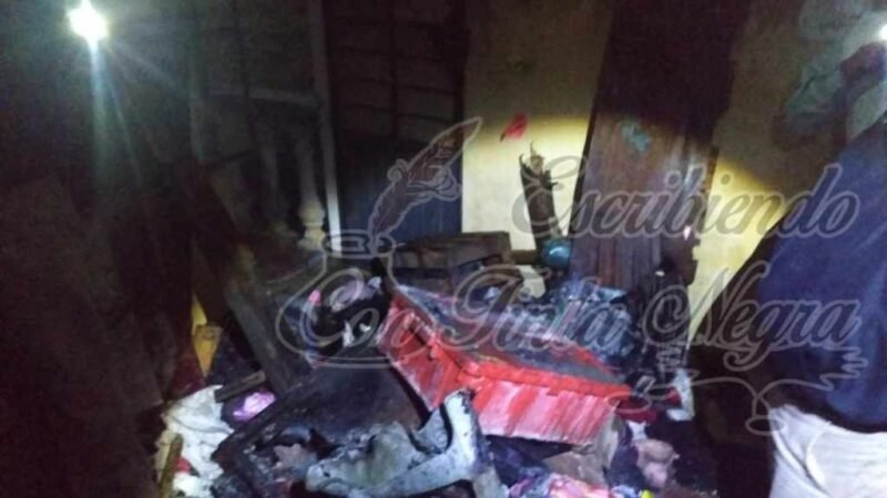 FUEGO EN LA COLONIA CONSTITUCIÓN