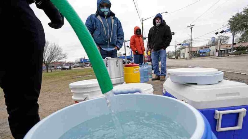 POR TORMENTAS INVERNALES, AHORA SE QUEDAN SIN AGUA