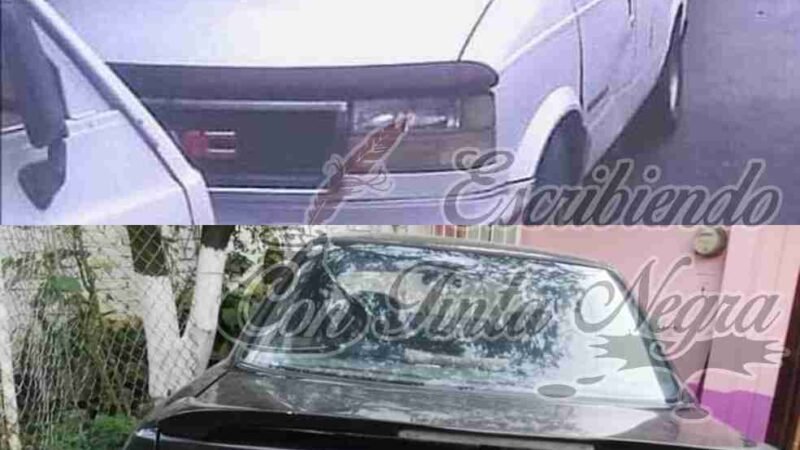 ROBA AUTOS, SIN FRENO; SE LLEVAN TSURU Y CAMIONETA