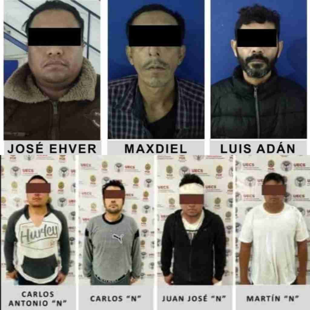 DETIENEN A 7 SECUESTRADORES