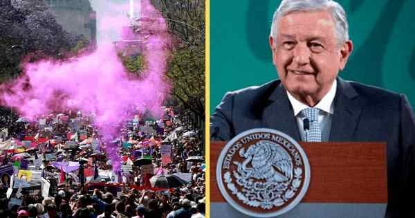 AMLO PIDE ‘MANIFESTACIONES PACÍFICAS’ POR EL DÍA DE LA MUJER