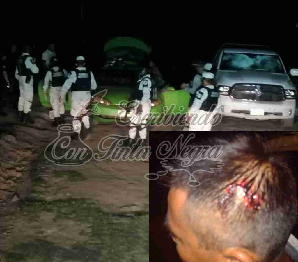 AGREDEN A PEDRADAS A POLICÍAS