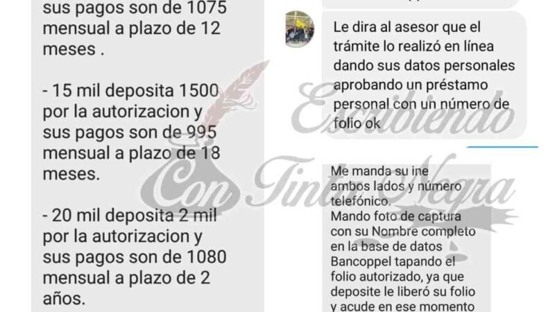 DENUNCIAN FRAUDE CON “PRESTAMOS” DE BANCOPPEL