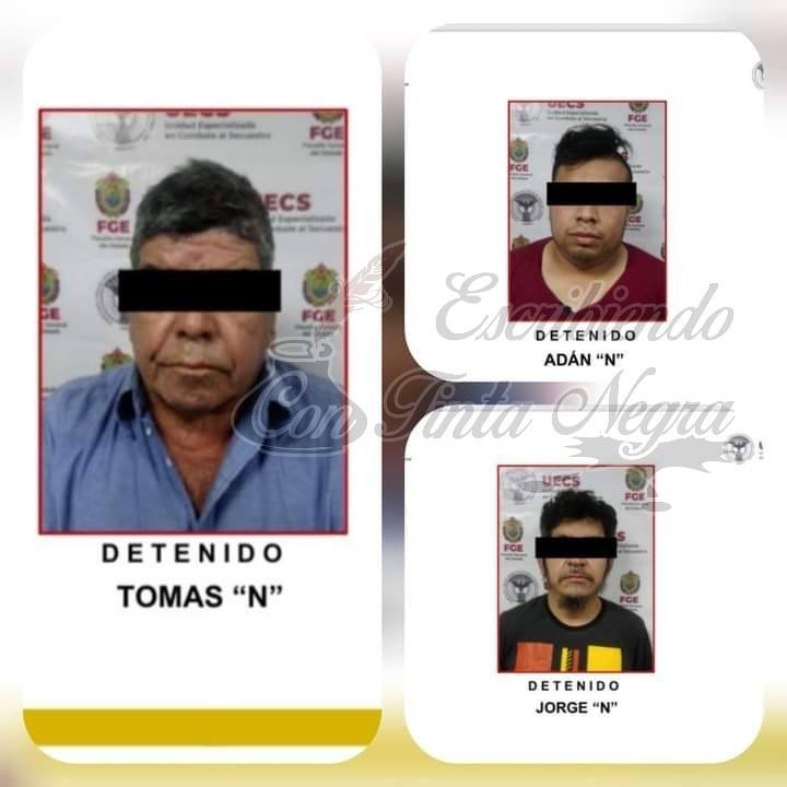 DETIENEN A EXTORSIONADORES Y SECUESTRADORES