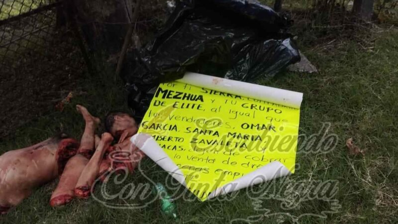 DEJAN OTRO DESCUARTIZADO, AHORA EN ZONGOLICA