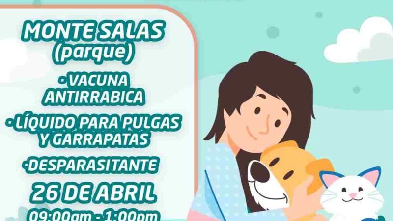REALIZARÁN CAMPAÑA DE VACUNACIÓN ANTIRRÁBICA